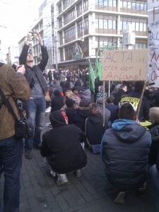 Anti Acta Demo Mannheim 25.02.2012 Paradeplatz