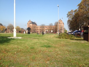 Hofaufnahme der Turley Barracks in Mannheim