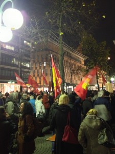 14N Generalstreik soli Veranstaltung Paradeplatz Mannheim
