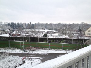 Der erste Schnee in Laqmpertheim