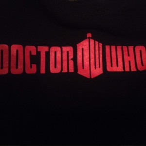 Doctor Who T-Shirt von Hinten