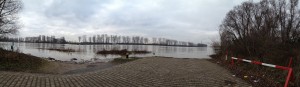 Panoramaaufnahme von der Natostraße in Lampertheim.Aufgenommen mit dem iPhone
