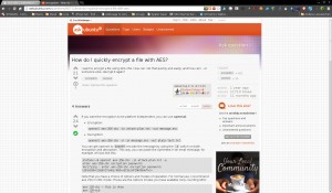 Internetseite die ich bei der Suche nach .enc und linux gefunden habe