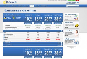aöfa-hosting webseite