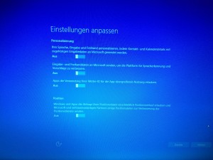 Die Einstellmöglichkeiten von Windows 10